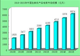 中國生鮮農(nóng)產(chǎn)品電商行業(yè)市場規(guī)模預(yù)測及發(fā)展現(xiàn)狀
